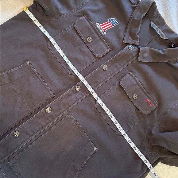 Harley-Davidson Originals MKE Twill Workwear Jacket Black Size 2XL Slim - Picture 7 of 14